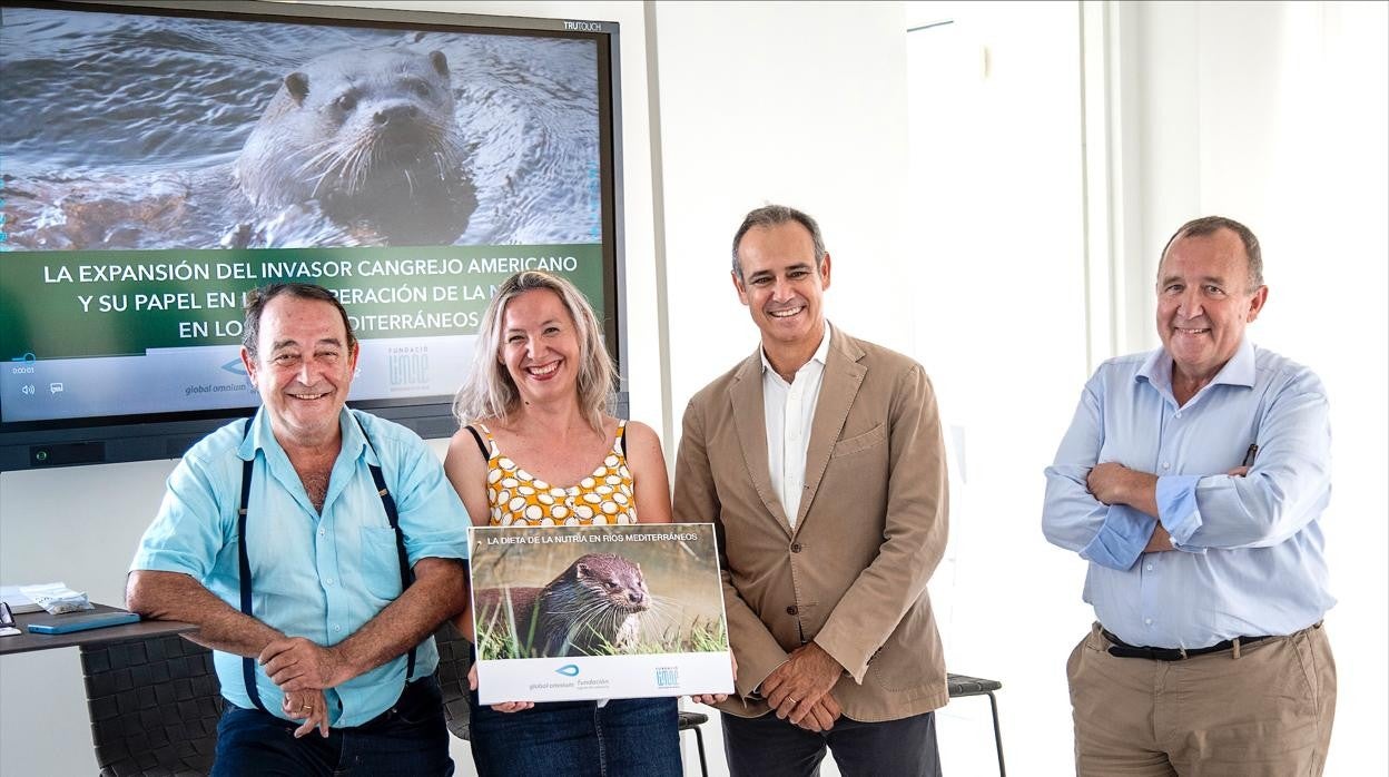 Presentación del informe de la Fundación Limne con el apoyo de Aguas de Valencia sobre el cambio de alimentación en las nutrias