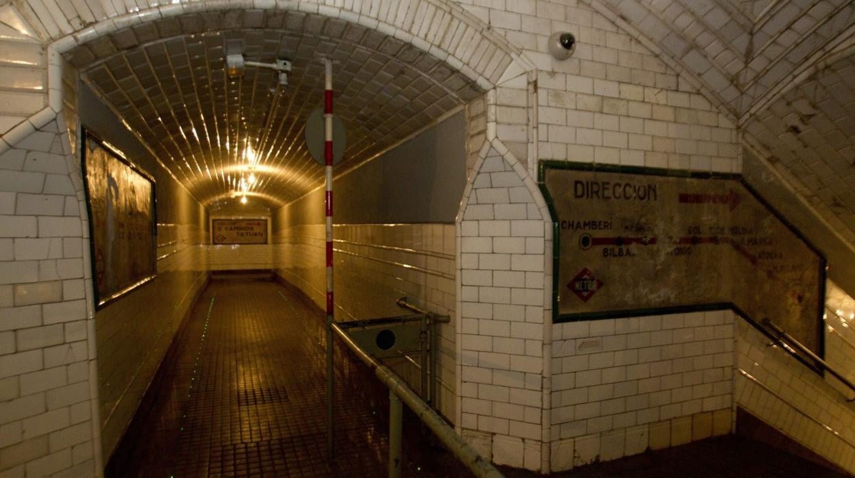 Estación de metro de Chamberí.