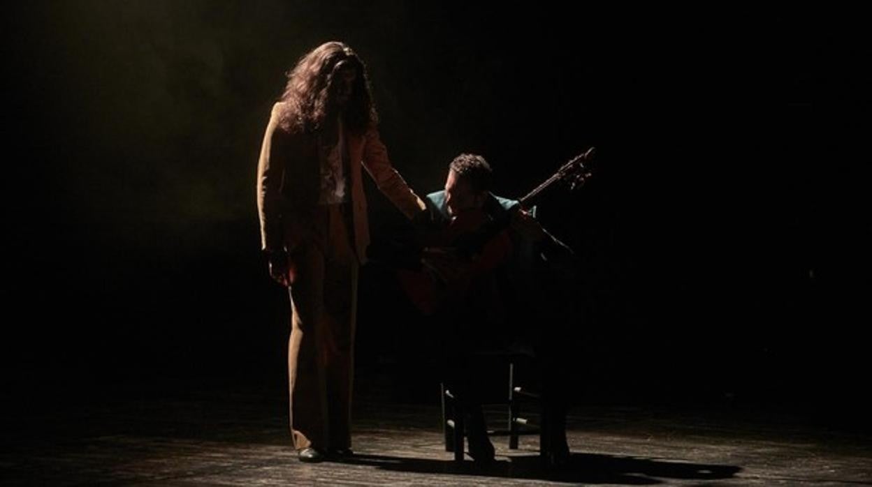 Israel Fernández junto a Diego del Morao en un pasado concierto