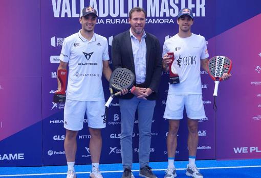 Juan Lebrón y Alejandro Galán, ganadores del Valladolid Master Caja Rural de Zamora 2022, competición del World Padel Tour