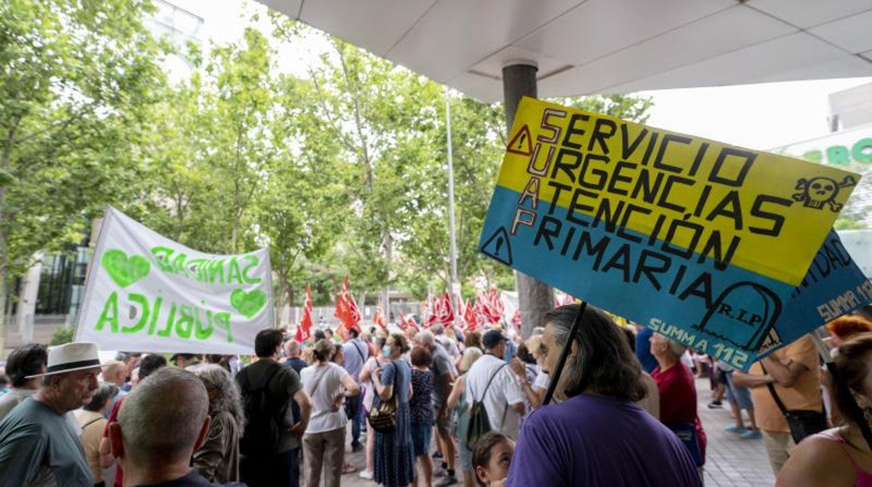 Protesta por el cierre de los SUAP