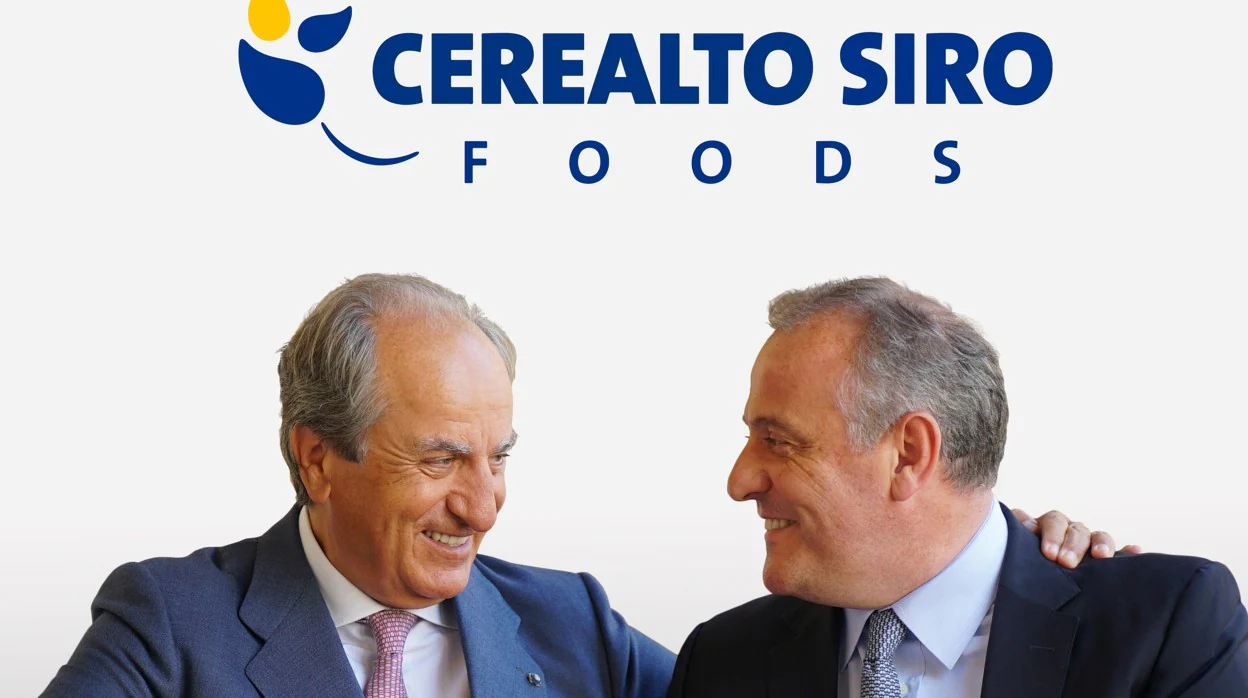 El presidente del Grupo Siro, José Manuel González Serna junto al presidente de Cerealto, Luis Ángel López