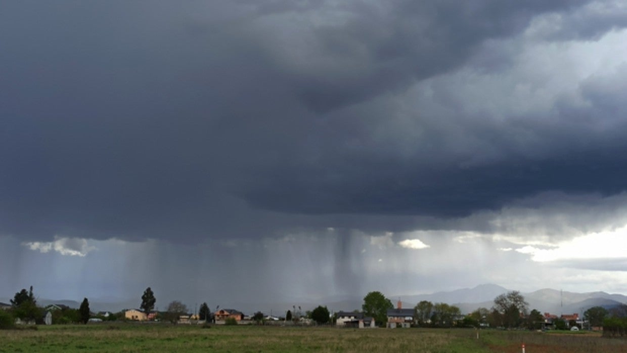 Imagen de archivo de una tormenta en la Comunidad