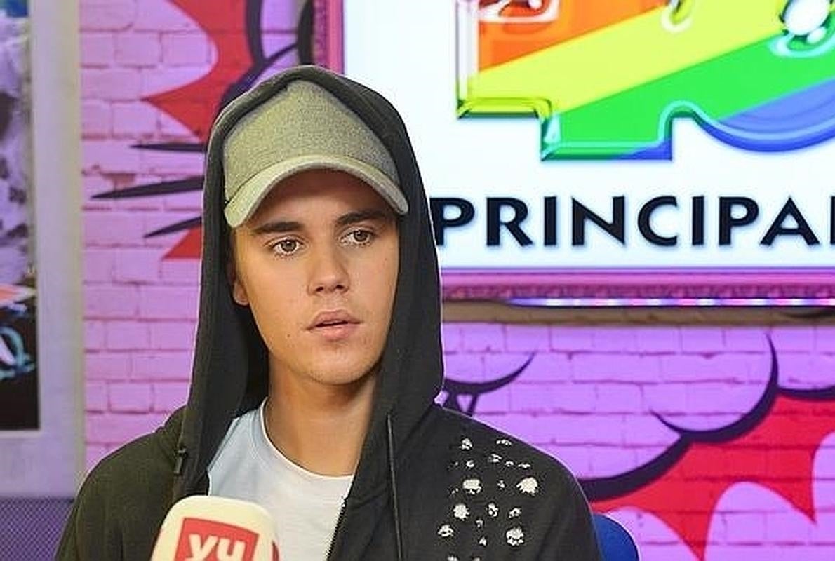 Justin Bieber en su fugáz paso por España