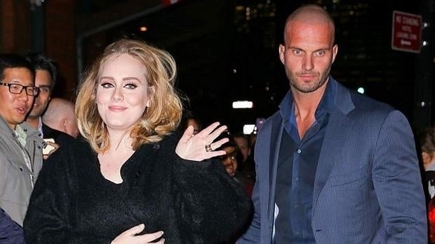 Adele junto a Peter van der Veen