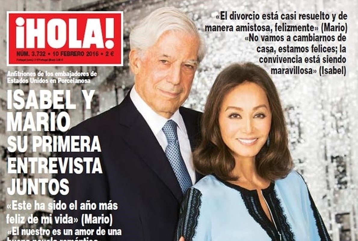 La pareja protagoniza la portada de la revista