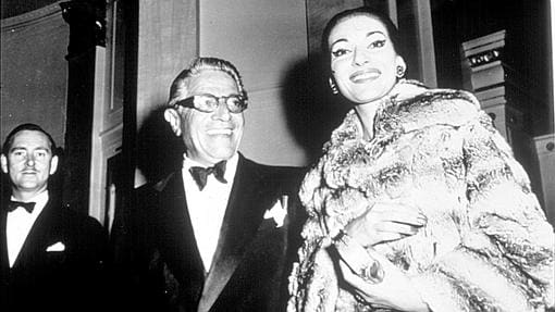 Aristóteles Onassis y María Callas