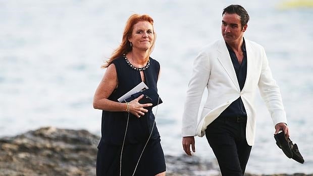 Sarah Ferguson y Manuel Fernández, el verano pasado en Francia