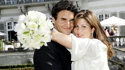 Roger Federer y Miroslava Vavrinec