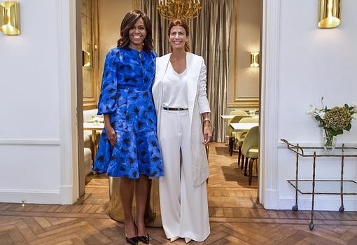 Michelle Obama y Juliana Awada en el Centro Metropolitano de Diseño