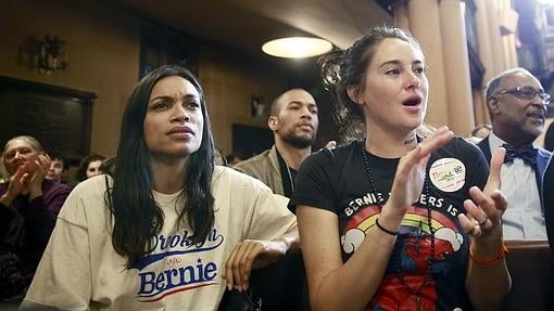 La armada de Bernie Sanders en Hollywood