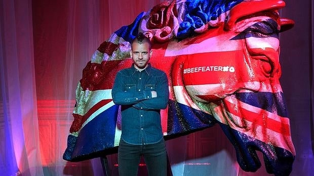 David Muñoz durante la presentación de BeefeaterXO