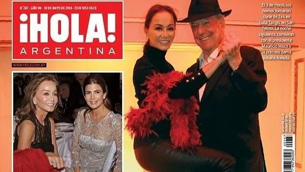 Isabel Preysler y Mario Vargas Llosa bailan un tango para la edición argentina de «¡Hola!»