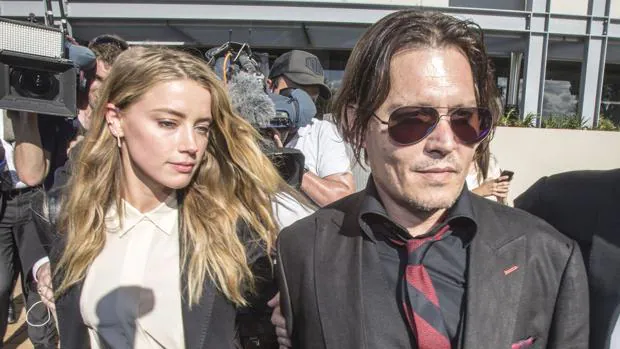 Johnny Depp y Amber Heard el pasado mes de abril