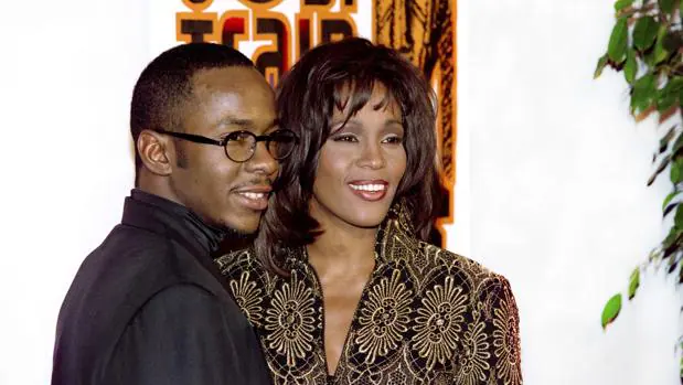 Bobby Brown y Whitney Houston en 1994