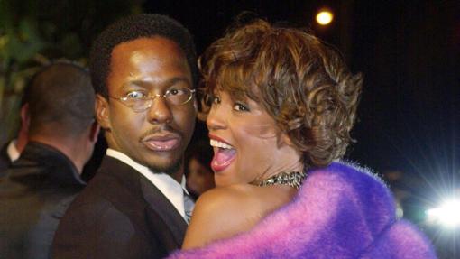 Whitney Houston y Bobby Brown en 2001