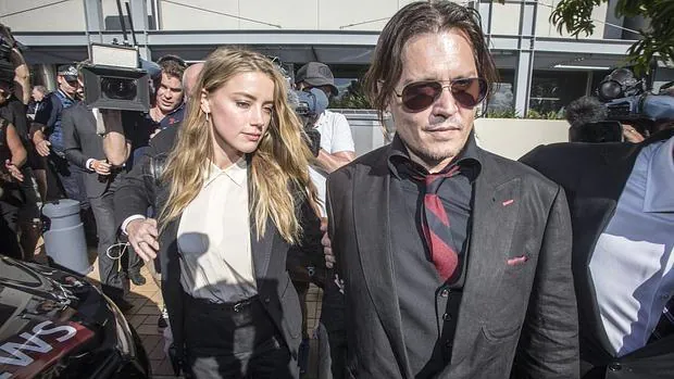 Johnny Depp y Amber Heard el pasado mes de abril