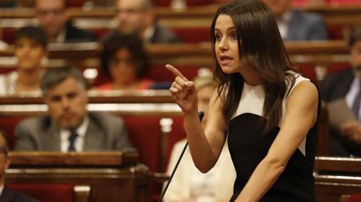 La líder de Ciudadanos en Cataluña, Inés Arrimadas