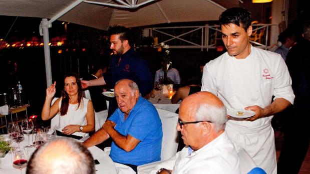 Amancio Ortega apreció y disfrutó del menú degustación del restaurante Indaco