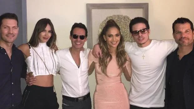 Jennifer Lopez y Marc Anthony juntos de nuevo en uno de los espectáculos de JLo