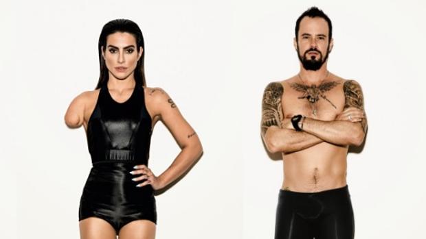 Los actores Cleo Pires y Paulino Vilhena posan para la última campaña de Vogue