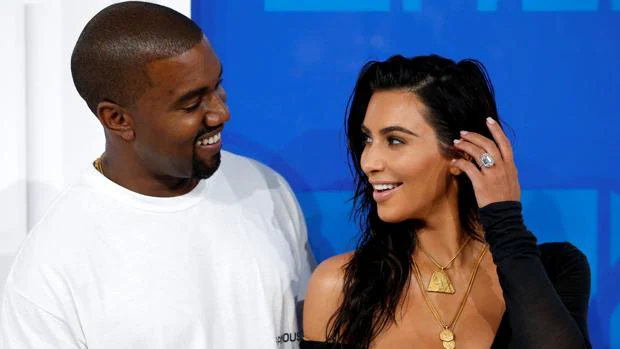 El rapero y Kim Kardashian en los MTV Video Music Awards