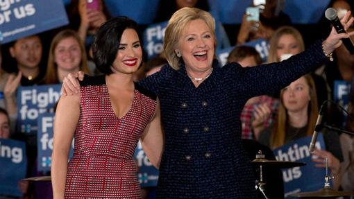 Famosos que apoyan a Hillary Clinton