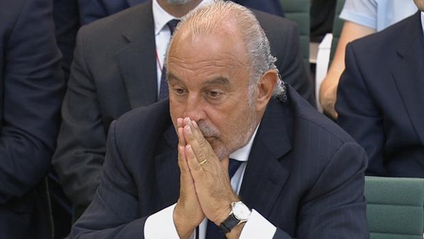 El Parlamento ha aprobado despojar de sus honores a Philip Green