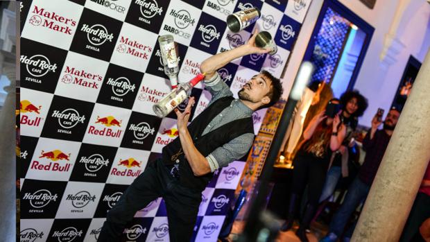 Un italiano se convierte en el mejor bartender profesional en Hard Rock Cafe Sevilla