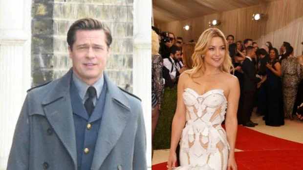 Brad Pitt (izquierda) y Kate Hudson (derecha)