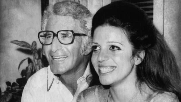 Cristina Onassis con el constructor Joseph Bolker, con quien se casó en 1971