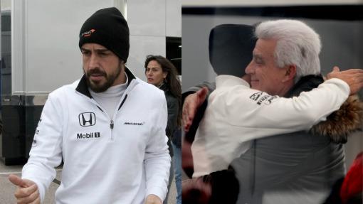 Fernando Alonso y su padre, José Luis Alonso