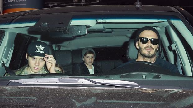 David Beckham sufre un aparatoso accidente de coche con su hijo