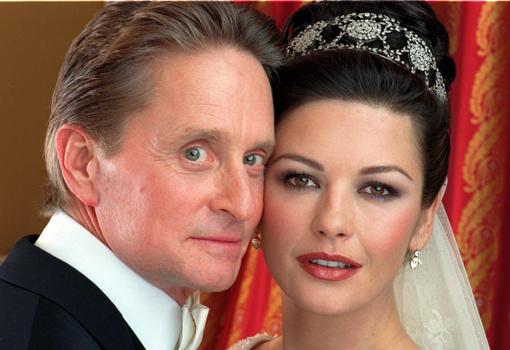 Catherine Zeta-Jones y Michael Douglas