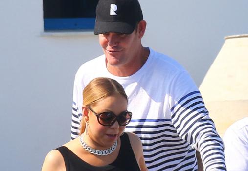 Mariah Carey y James Packer, en 2016