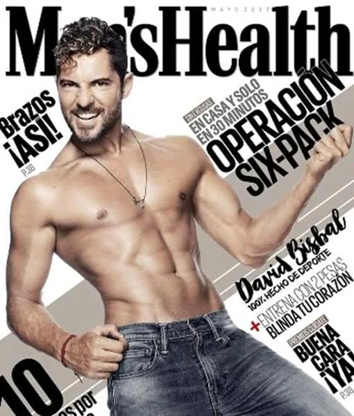 David Bisbal luce cuerpo en la portada de la revista «Mens&#039; Health»