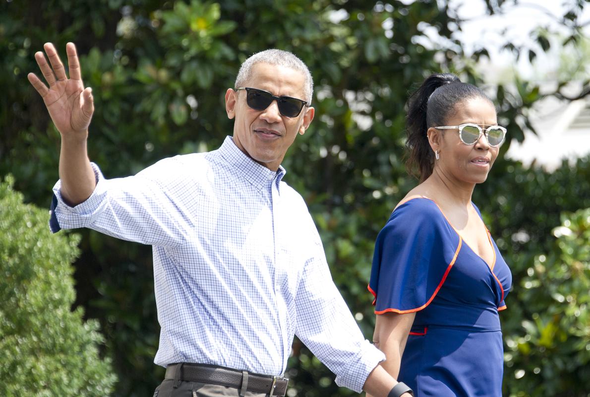 Dedicados a la vida doméstica y al hogar, los Obama aprovechan para descansar