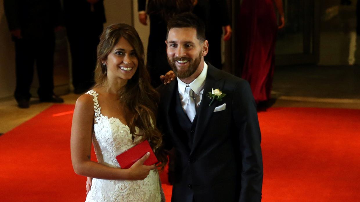 Antonela Roccuzzo y Leo Messi ya son marido y mujer