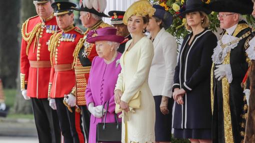 La Reina Isabel II y la Reina Letizia