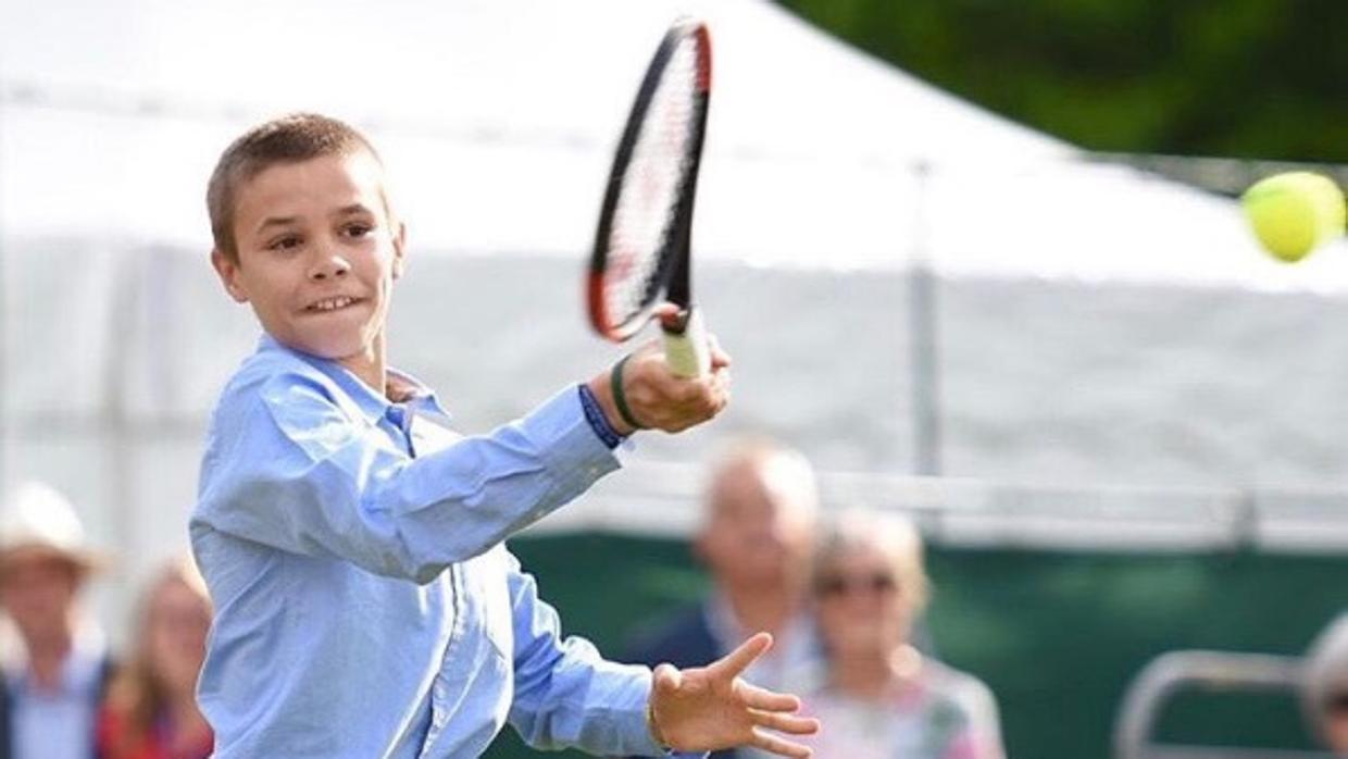 Romeo Beckham quiere ser el próximo Rafa Nadal