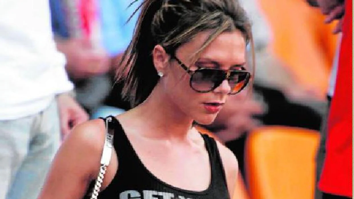 La ex Spice Girl en el año 2004