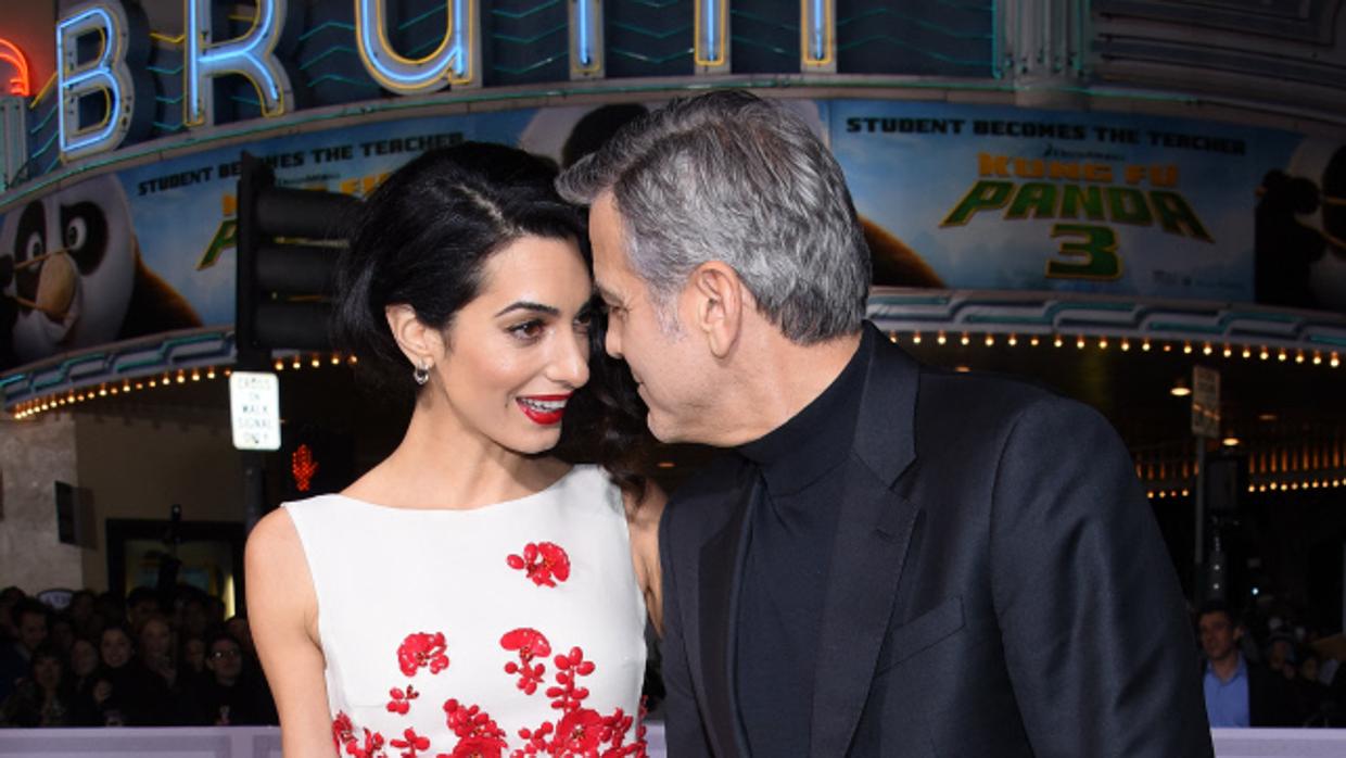 El matrimonio Clooney