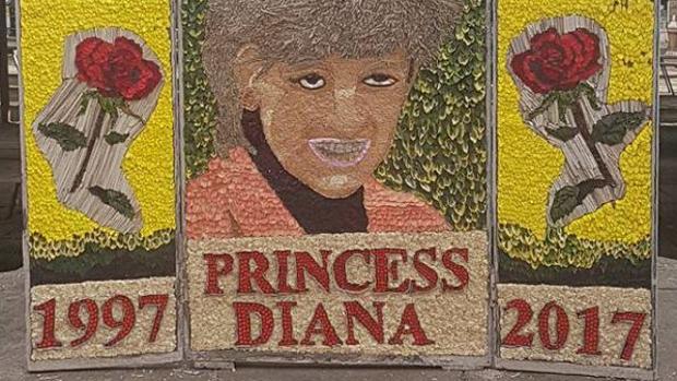 El tributo floral a Diana de Gales que ha desatado la polémica en internet