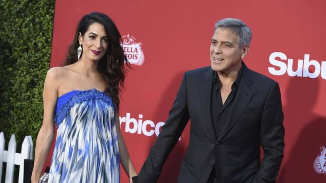 George y Amal Clooney