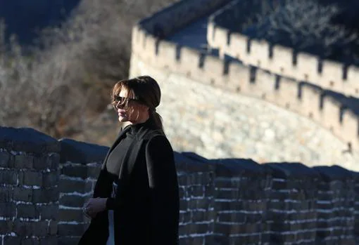 Melania Trump, una turista más en Pekín