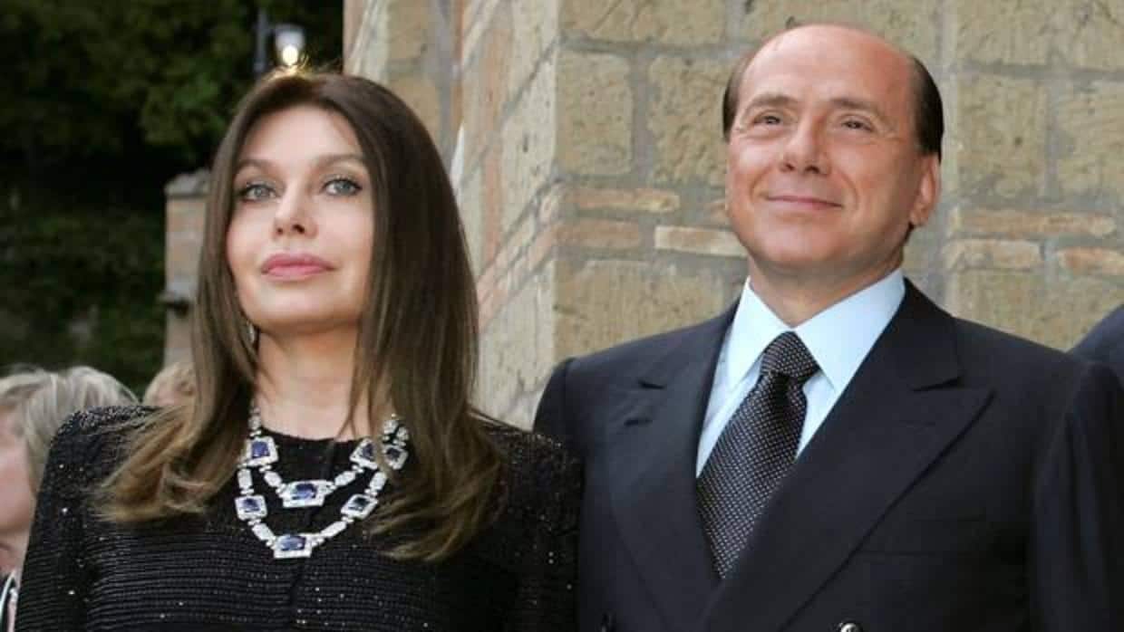 Berlusconi y su exmujer, Veronica Lario