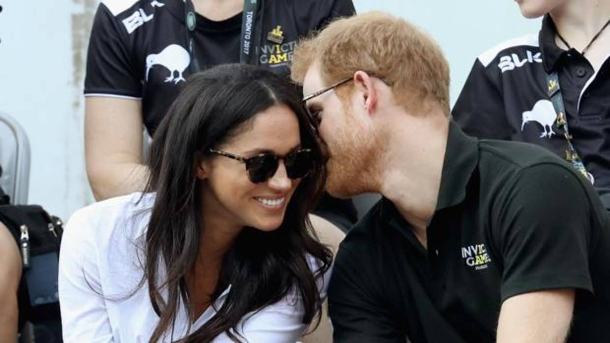 Meghan y Harry, en una de las pocas imágenes que hay de ellos juntos