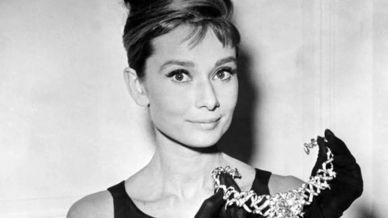 Audrey Hepburn durante el rodaje de «Desayuno con Diamantes»