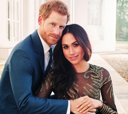 Retrato oficial del Príncipe Harry y Meghan Markle