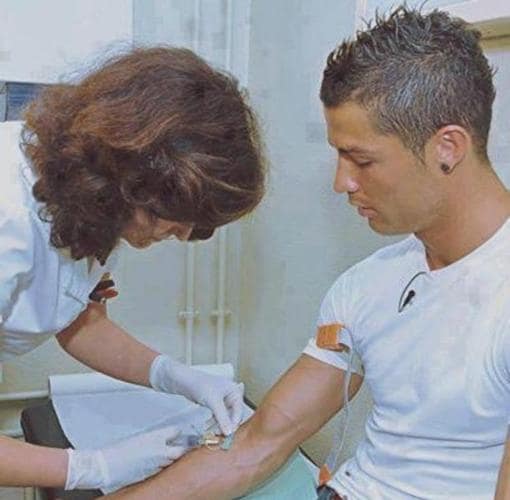 Cristiano Ronaldo anima a donar sangre por Navidad